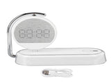 Bedside Lamp with Alarm Clock 15W Wireless Charging Nightstand Reading Light for Home Dorm Office V1294-YM0901-3119240146411