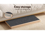 i.Pet Dog Ramp 70cm Adjustable Height Wooden Steps Stairs For Bed Sofa Car Foldable FDR-D-WOOD70-GR