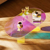 VEVOR Acrylic Coffee Iridescent Acrylic End 13.8 inch high Colorful Acrylic Side V952-YKLKFZTYXXCSDUW2OV0