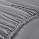 DreamZ Mattress Topper Bamboo Fibre King Single MT1002-BAMCHAR-KS-GY