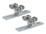 2Pcs Wheel Trolley T Shape Welded Roller Trolley Stable Bearing Track Roller Wheels for Track V1294-YM0703-3114230034811