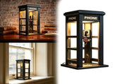 Phone Booth Ambient Lamp Street Phone Booth LED Night Light Warm LED Light With Detailed Phones V1366-AZ2-W-27997