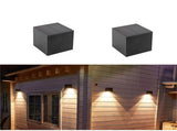 Solar Fence Lights with 2 Modes Warm,3 Pack Led Solar Wall Lamps Outdoor Waterproof for Deck, Step, V1192-AZ-W-15889