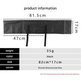 Universal Bicycle Rain Protection Kit - Rollable Pink TPE Mudguards & Black Waterproof Handlebar V888-ELOSUNG56548