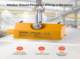 Permanent Magnetic Lifter, 600 kg Pulling Capacity, Heavy Duty N42 Neodymium Lifting Magnet with V952-UXYCXP1320LBKV1QU001V0