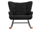 Levede Fleece Rocking Chair CH1130-GY