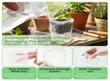 12Pcs Self Watering Nursery Pot, Self Watering Base with Large Water Reservoir, for Indoor Succulent V1369-AZ3-W-12595