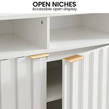 Sarantino Eleni 2-Door Sideboard - White TBL-751-00-WHT