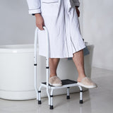 Step Stool 1-Step 150KG Capacity, 3 Adjustable Height with Handle Steel Step Ladder, Portable V952-JYTDGYBDFSFGRM69CV0