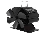 Wood Stove Fan Aluminum Alloy Portable Heat Powered Thermal Fan with Overheating Protection for V1294-YM0901-3114250082011