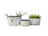 Set 3 Planter Storage Buckets 30cm V637-11033BKT