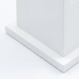 Levede Narrow End Table Modern Office Side Table Magazine Rack Bedside Storage NI1091-WH-AU