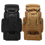 80L Military Tactical Backpack Waterproof Fishing Bag Multifunctional Bag for Adults Outdoor Sports V1237-ZY-203-0350