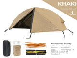 Single Person Off-Ground Camping Tent Portable Folding Bed Cover with Mosquito Net UV-Resistant V888-ELOSUNG44634