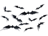 Halloween Bat Wall Stickers - Removable Spooky Decor Decals V1192-GMCS-0827-005