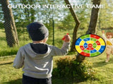 Dart Board for Kids,Darts Set Double-Sided Dart Board with Sticky Balls and Darts,Indoor Outdoor V1369-AZ3-W-21513