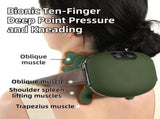Wireless 4D Bionic 10-Fingers Shoulder & Neck Massager - EMS Micro-current & Vibration Neck Reliever V888-ELOSUNG42708