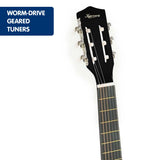 Karrera Childrens 34in Acoustic Guitar Kids - Black CC34-BK