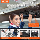 VEVOR, Aluminum Alloy Ultra-Lightweight Transport Chair for Adults, Foldable Cabin V952-FWYSLYLHJ157O4N02V0