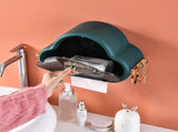 Tissue Holder Wall Mounted Side Hooks Waterproof Simple Fashionable Tissue Box for Bathroom Emerald V1294-YM0716-3112220045912