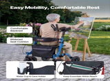 Rollator Walker with Seat for Seniors, Foldable Rolling Walker, Lightweight Aluminum Mobility V952-ZLZXQLSLHJQ13HJYW001V0