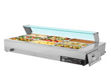 Commercial Food Warmer, 1500W Electric Stainless Steel Steam Food Warmer with Glass Cover, 9-Pan V952-SYSPBWQ913FS5WYYO002V3