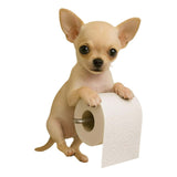 Darzheoy Dogs Toilet Roll Holder Series, 3D Resin Cute Dog Towel Rack, Wall Mouted Toilets Paper V1189-WXFWAL-20260326-02520
