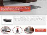 Underfloor Concealed Safe with Key Heavy Duty Hidden Floor Security Box V63-952721