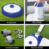 Bestway Pool Pump Cartridge Filter 2500GPH 9463L/H Flowclear Filters Cleaner BW-FIL-PUMP-58391