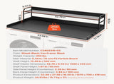 Washer Dryer Countertop with Shelf 54"x27" Wooden Washer Dryer Cover Black V952-XYTM54INCHHSDRLVGV0