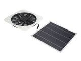 Solar Panel Fan Kit Solar Exhaust Fan 100W Solar Powered Panel with 10inch Round Fan for Greenhouse V1294-YM0706-3114230113612