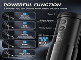 Electric Ear Cleaner with 5 Modes Rechargeable Ear Irrigator with LCD Display, Foldable Nozzle, V1107-CS-DDXEQ