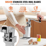 Commercial Can Opener, Heavy-Duty Manual Tabletop Cans Opener for Cans Up to 300 mm Height, V952-KGQ10YCZTGDSR7I52002V0