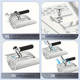 Stainless Steel 2-in-1 Sand Scoop Metal Detecting & Beachcombing, Telescopic Handle, Sandcastle V1232-WSC-BXG-001