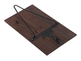 Motorcycle Helmet Rack with Jacket Hook Wood and Iron Wall Helmet Display Stand for Motorcycle Bike V1294-YM0901-3117230283811