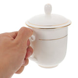Coffee Cups with Lids Espresso Handle Mug Household Water Milk Ceramic Drinking V1370-AZ4-16041