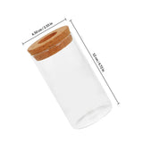 Set of 3 Clear Glass Plant Propagation Bottles for Indoor Gardening, Terrarium Decoration and Plant V1370-AZ4-14300