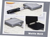 Waffle Mold Pan - Aluminum Nonstick Waffle Baking Dish for DIY Breakfast Waffles V1263-JX-4471