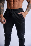 HARD HITTERS SLIM FIT TERRY JOGGERS BLACK X-LARGE V697-SLIM-FIT-TERRY-JOGGERS-BLACK-X-LARGE