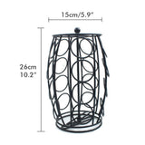 K Cup Carousel Metal Carousel Holder Organizer Coffee Pod Holder for Home Office V1294-YM0717-10104474