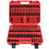 107Pc Hex & Torx Bit Socket Set E-Torx Extra Long Allen Key Sockets Metric & SAE V465-84026