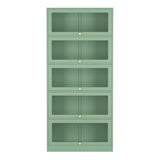 Artiss Buffet Sideboard Metal Cabinet - ELIA Green AI-SIDE-M-5D-02-GN-AB