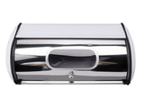 Bread Bin Bread Box Bread Holder Storage Container With Small Window for Kitchen Countertop White V1294-YM0521-3117230095612