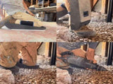 Self standing ladder knee pads are lightweight work knee pads suitable for attic crawling V1366-AZ2-W-14378