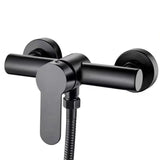 Shower tap - mixer - Matte black - Bathroom tap - Surface-mounted - Single lever mixer V1189-WXF-260203-00093