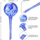 4 pcs Self-Watering Glass Plant Watering Balls V1188-CE-A00697