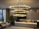 BAMDECOR C3342/3 Modern Crystal Chandeliers Lighting Contemporary Wave Chandelier Lighting V255-BAM-C3342/3-GOLD