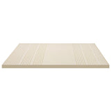 Giselle Bedding Latex Mattress Topper, 7.5cm Thick 7-Zone Pressure Relief Bed Pad with Washable TOPPER-LT-D-75