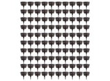100PCS Plastic Fertilizer Mesh Basket with Lid Planting Fertilizer Net Pot for Succulent Orchid V1294-YM0703-3111230085012