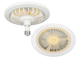 30W Light Fan 9.8in Small Aromatherapy Noiseless Ceiling Fan Light E27 LED Fan Light 86265V V1294-YM0703-3119230093111